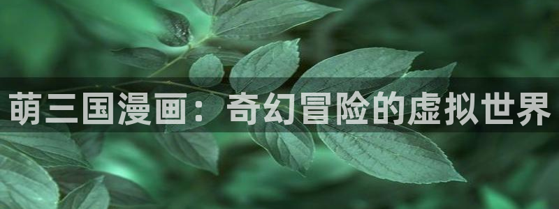 汗汗漫画免费看网站：萌三国漫画：奇幻冒险的虚拟世界