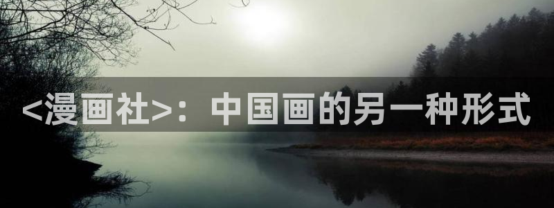 汗汗漫画网网：<漫画社>：中国画的另一种形式